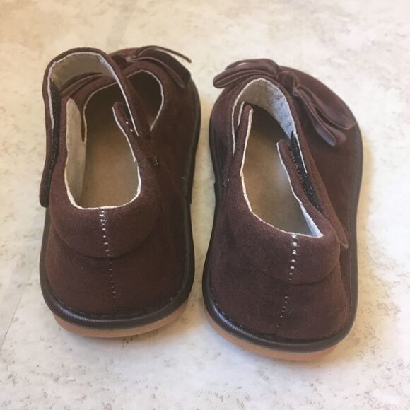 ALLIGATOR SQUEAKER SHOES IN BROWN SUEDE - Picture 4 of 7